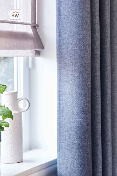 HW Huis & Wonen Gorinchem wavegordijnen in combi met overgordijnen