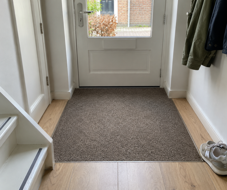 Droogloopmat op maat in de hal van een woning