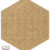 Chevet Black Warp 1663 Hexagon