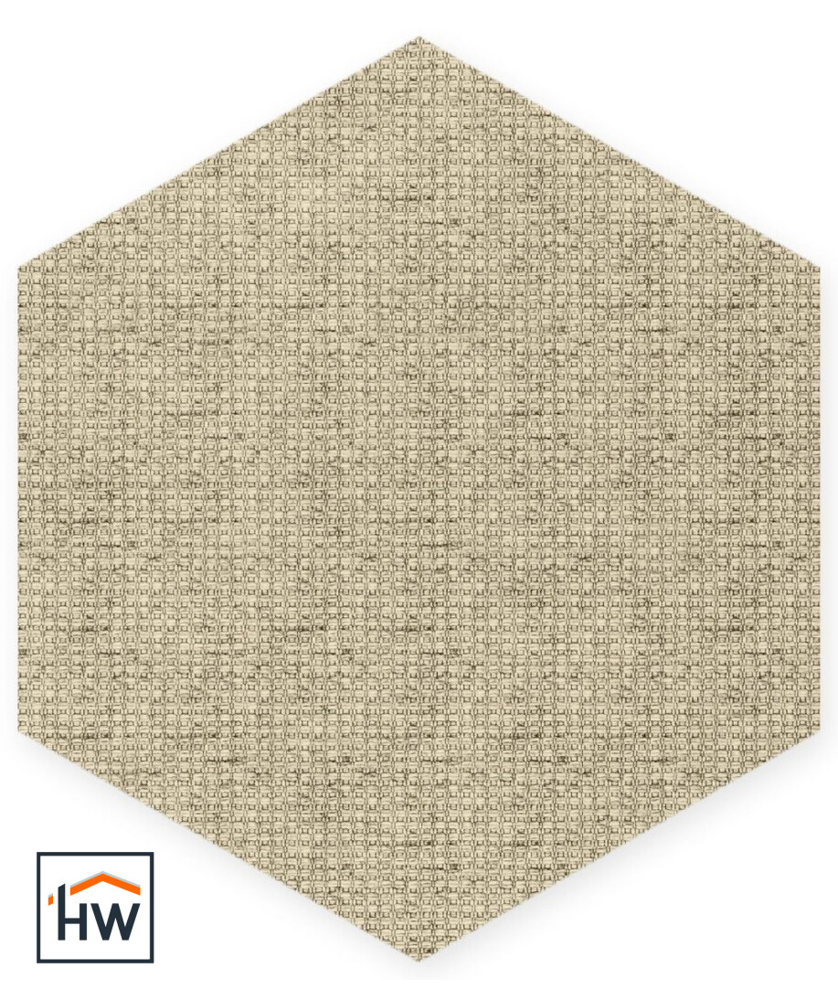 Chevet White Warp 5402 Hexagon