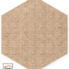 Chevet White Warp 3303 Hexagon