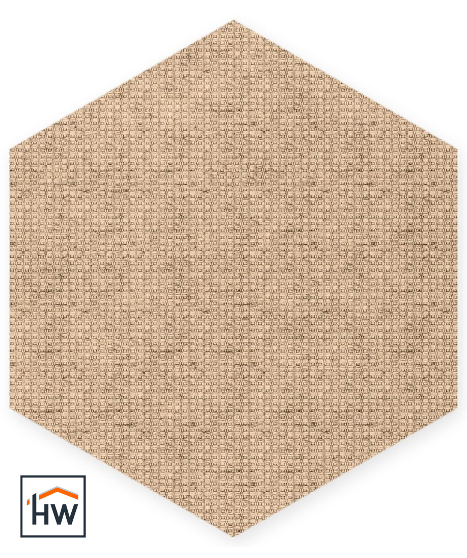 Chevet White Warp 3303 Hexagon